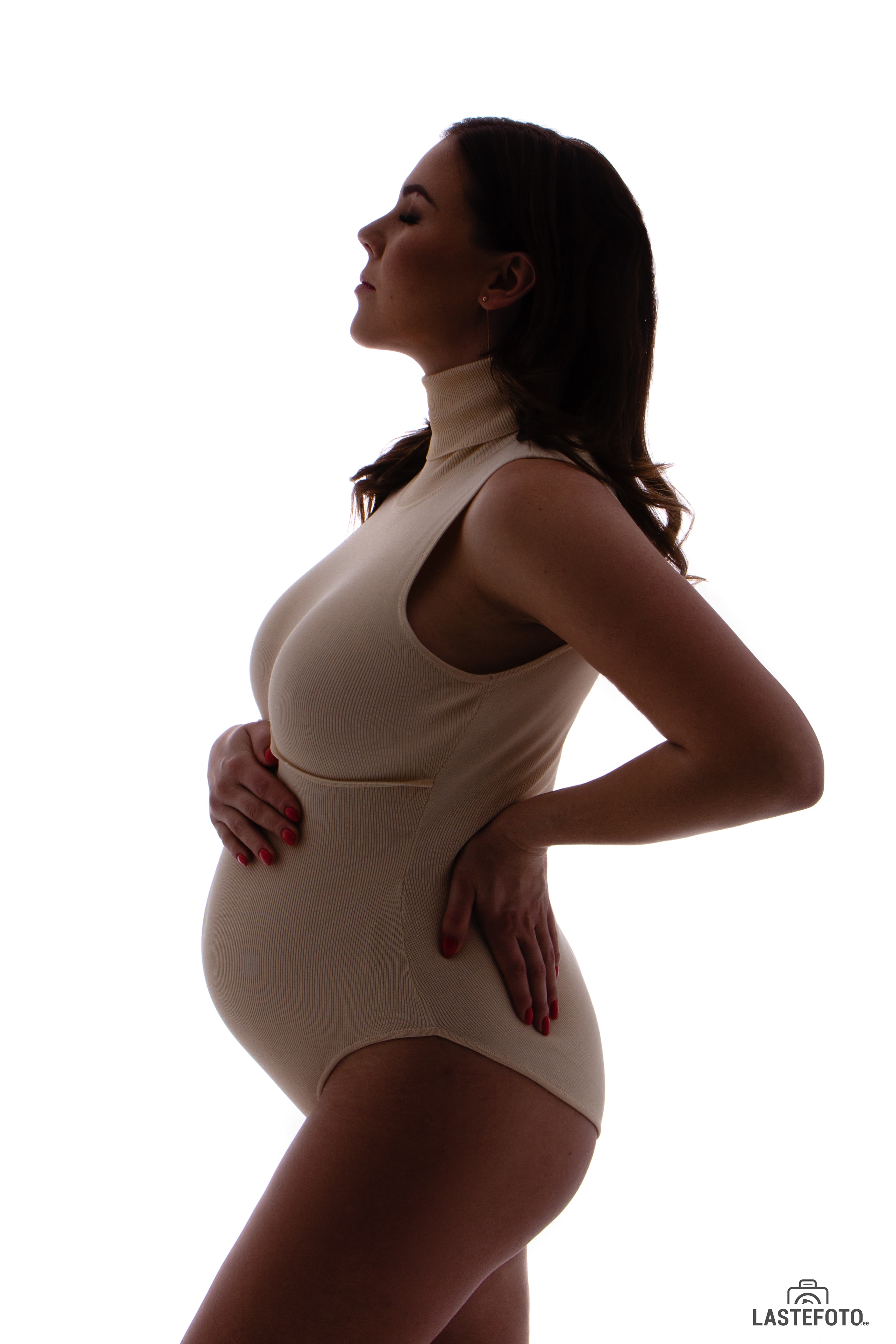 Pregnancy photo shoot in Vogue style in Tallinn