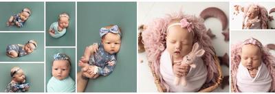 Newborn photography workshop, babygirl 6 days old