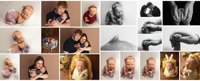 Newborn photo session in Tallinn, babygirl 10 days old