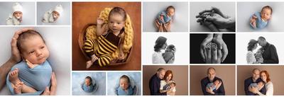 Infant photo shoot in the studio in Tallinn, babyboy 18 days old