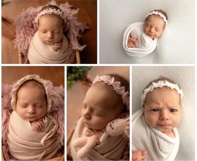 Newborn photography workshop, babygirl 12 days old
