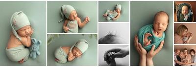 Фотосессия новорожденных, малыш 10 дней